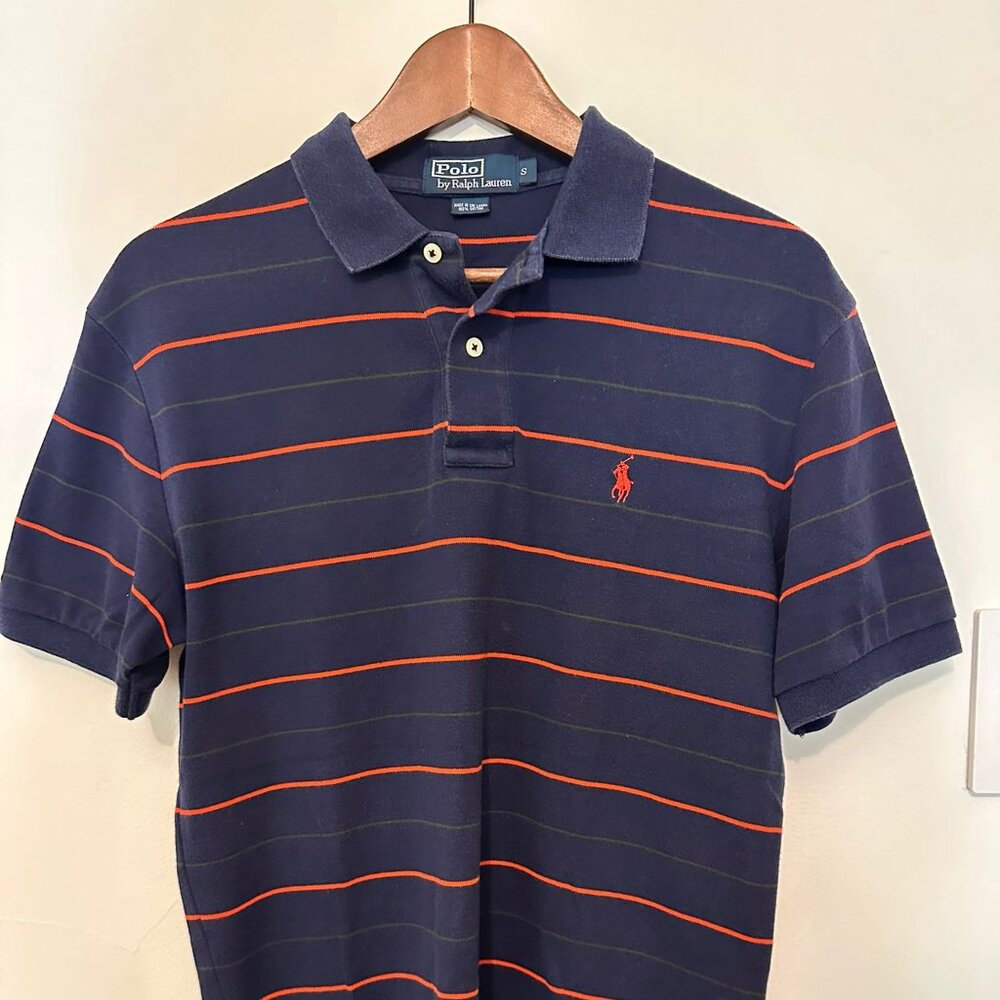 Blue striped Men's Polo - Size S Small - Polo by Ralph Lauren